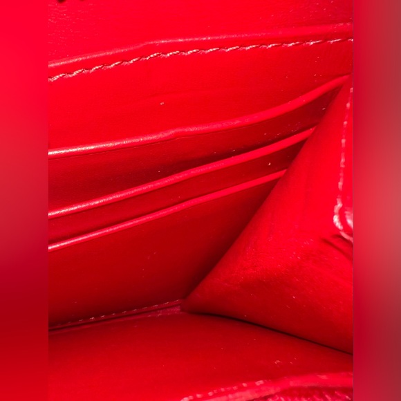 Christian Louboutin Stud Spike Zipper Pink Wallet Authentic - EUC - Picture 10 of 16